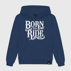 Мужская толстовка хлопок Born to ride - рожденный ездить