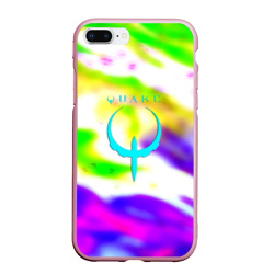 Чехол для iPhone 7Plus/8 Plus матовый Quake flame neon