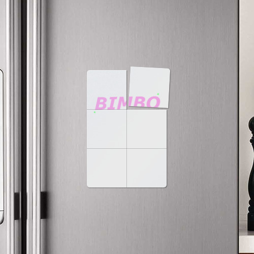 Магнитный плакат 2Х3 Bimbo розовый текст - фото 4