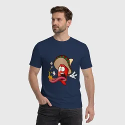 Мужская футболка хлопок Горячий мексиканский перец - фото 2