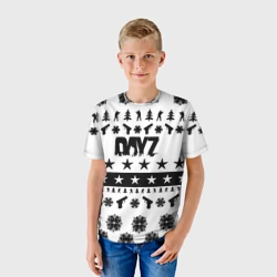 Детская футболка 3D Dayz текстура паттерн зима - фото 2
