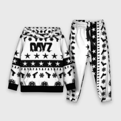 Детский костюм с толстовкой 3D Dayz текстура паттерн зима