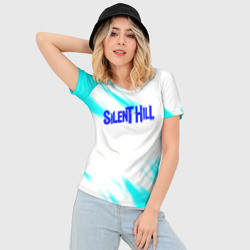 Женская футболка 3D Slim Silent hill краски - фото 2
