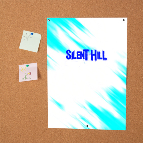 Постер Silent hill краски - фото 2