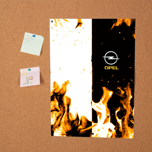 Постер Opel огонь текстура - фото 2