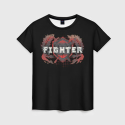Женская футболка 3D Fighter - DnD