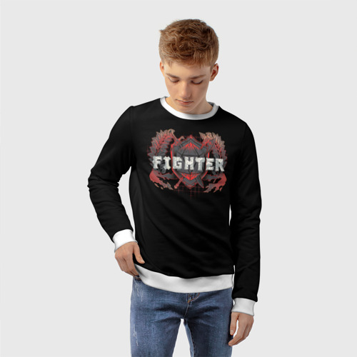 Детский свитшот 3D Fighter - DnD, цвет 3D печать - фото 3