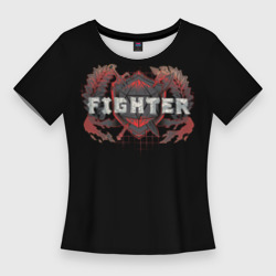 Женская футболка 3D Slim Fighter - DnD