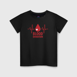 Детская футболка хлопок Донорство крови