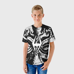 Детская футболка 3D Драконы скайрим - фото 2