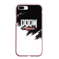 Чехол для iPhone 7Plus/8 Plus матовый Doom eternal белые краски