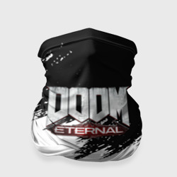 Бандана-труба 3D Doom eternal белые краски