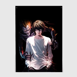 Постер Эл Лоулайт и Рюк - Тетрадь смерти