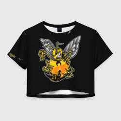 Женская футболка Crop-top 3D Wu bee
