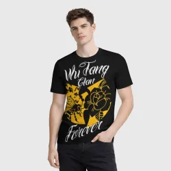 Мужская футболка 3D Wu tang forever  - фото 2
