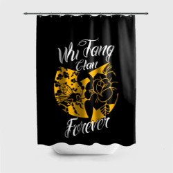 Штора 3D для ванной Wu tang forever 