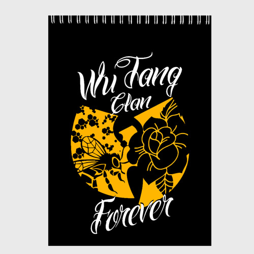 Скетчбук Wu tang forever , цвет белый