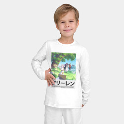 Детская пижама с лонгсливом хлопок Штарк Ферн и Фрирен - фото 2