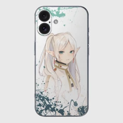 Чехол для iPhone 16 силиконовый с защитой камеры Sweet Freiren