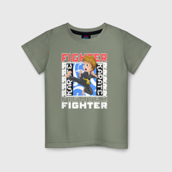 Юный боец карате – Детская футболка хлопок с принтом купить со скидкой в -20%