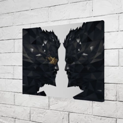 Холст прямоугольный Адам Дженсен в отражении deus ex - фото 2