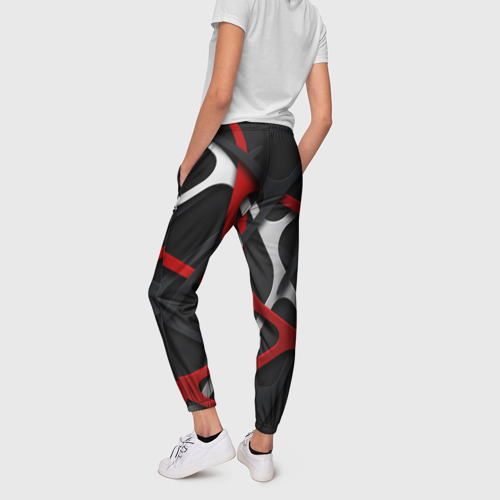 Женские брюки 3D Mitsubishi - texture, цвет 3D печать - фото 4