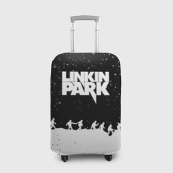 Чехол для чемодана 3D Linkin park bend steel