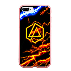 Чехол для iPhone 7Plus/8 Plus матовый Linkin park storm inside steel