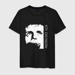Joy Division - Ian Curtis portrait – Мужская футболка хлопок с принтом купить со скидкой в -20%