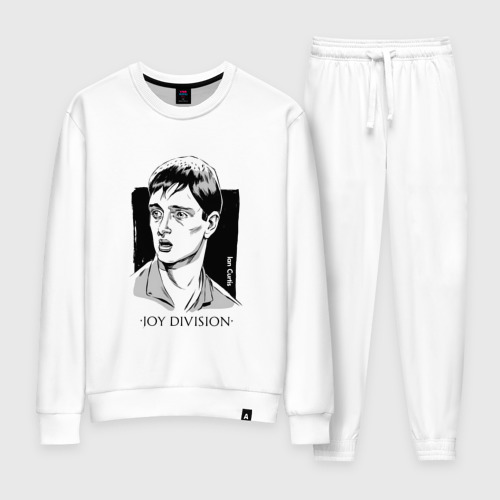 Женский костюм хлопок Ian Curtis from Joy Division, цвет белый