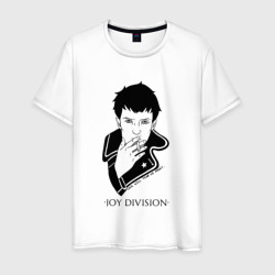 Joy Devision - Ian smoke – Мужская футболка хлопок с принтом купить со скидкой в -20%
