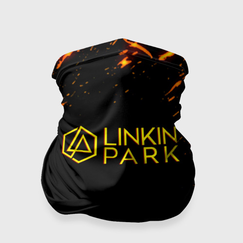 Бандана-труба 3D Linkin park огненный стиль, цвет 3D печать