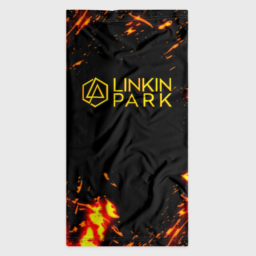 Бандана-труба 3D Linkin park огненный стиль, цвет 3D печать - фото 7