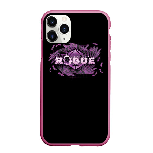 Чехол для iPhone 11 Pro Max матовый Rogue - DnD, цвет малиновый
