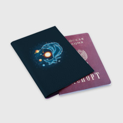Обложка для паспорта матовая кожа Созвездие кицунэ - фото 2