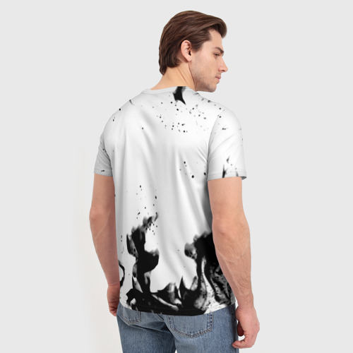 Мужская футболка 3D Nickelback серый дым рок, цвет 3D печать - фото 4