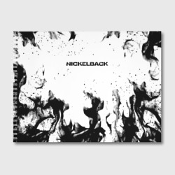 Альбом для рисования Nickelback серый дым рок