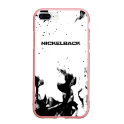 Чехол для iPhone 7Plus/8 Plus матовый Nickelback серый дым рок