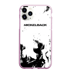 Чехол для iPhone 11 Pro Max матовый Nickelback серый дым рок