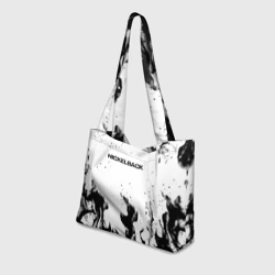 Пляжная сумка 3D Nickelback серый дым рок - фото 2