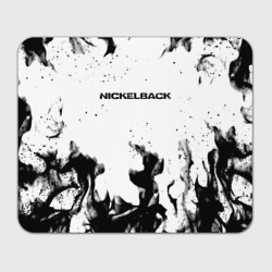 Прямоугольный коврик для мышки Nickelback серый дым рок