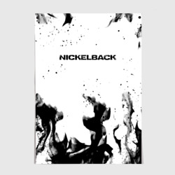 Постер Nickelback серый дым рок