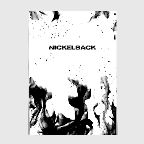 Постер Nickelback серый дым рок