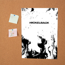 Постер Nickelback серый дым рок - фото 2