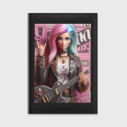 Ежедневник Barbie - punk guitarist ai art