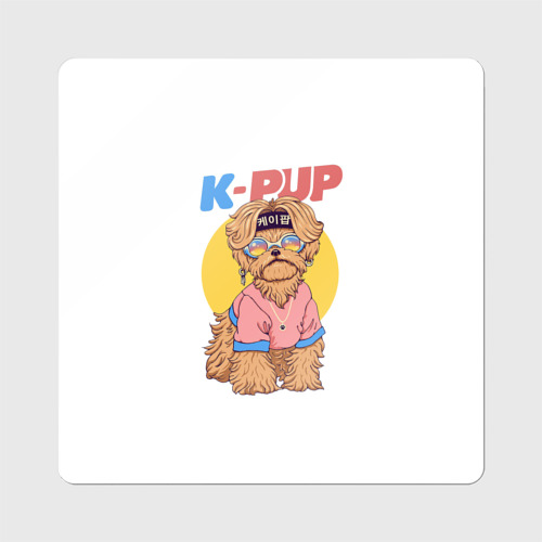 Магнит виниловый Квадрат K-pup