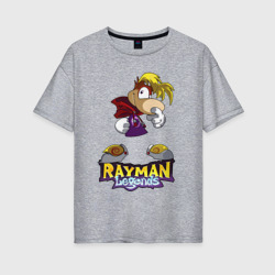 Женская футболка хлопок Oversize Rayman - legends