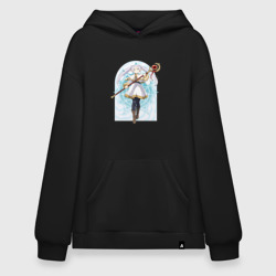 Худи SuperOversize хлопок Фрирен с посохом