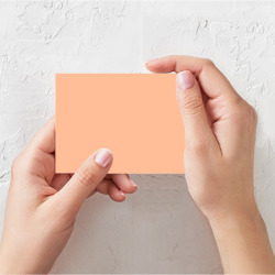 Поздравительная открытка Peach fuzz цвет 2024 года - фото 2