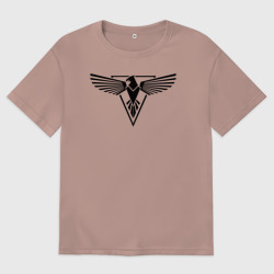 Женская футболка хлопок Oversize Red Alert: Союзники